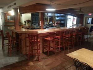 canoe and paddle bar stools